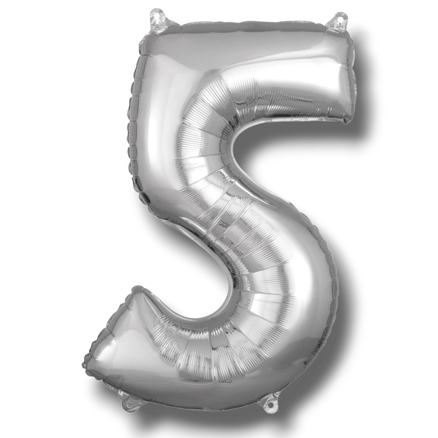 Globo 26" Numero 5 Plata C/1