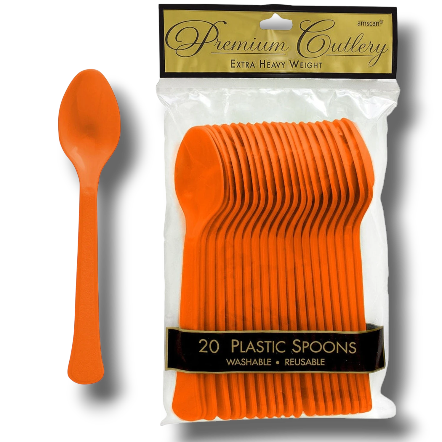 Cucharas Naranja C/20