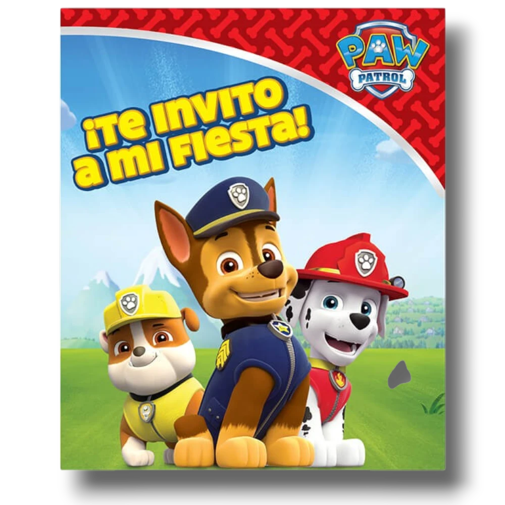 Paw Patrol Invitation C/6