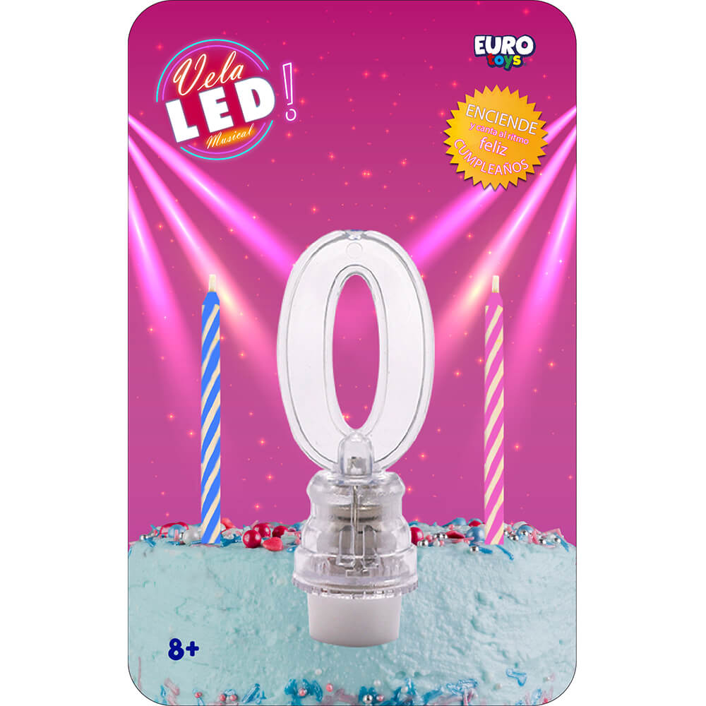 LED Candle Number 0 C/1