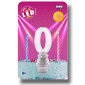 Vela Led Numero 0 C/1