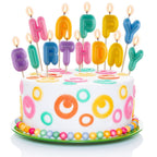 Vela Happy Birthday Colores C/13