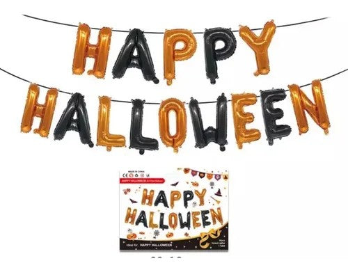 Letrero Globo Happy Halloween