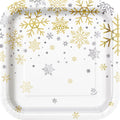 Plate 7" Silver &amp; Gold Holiday C/8