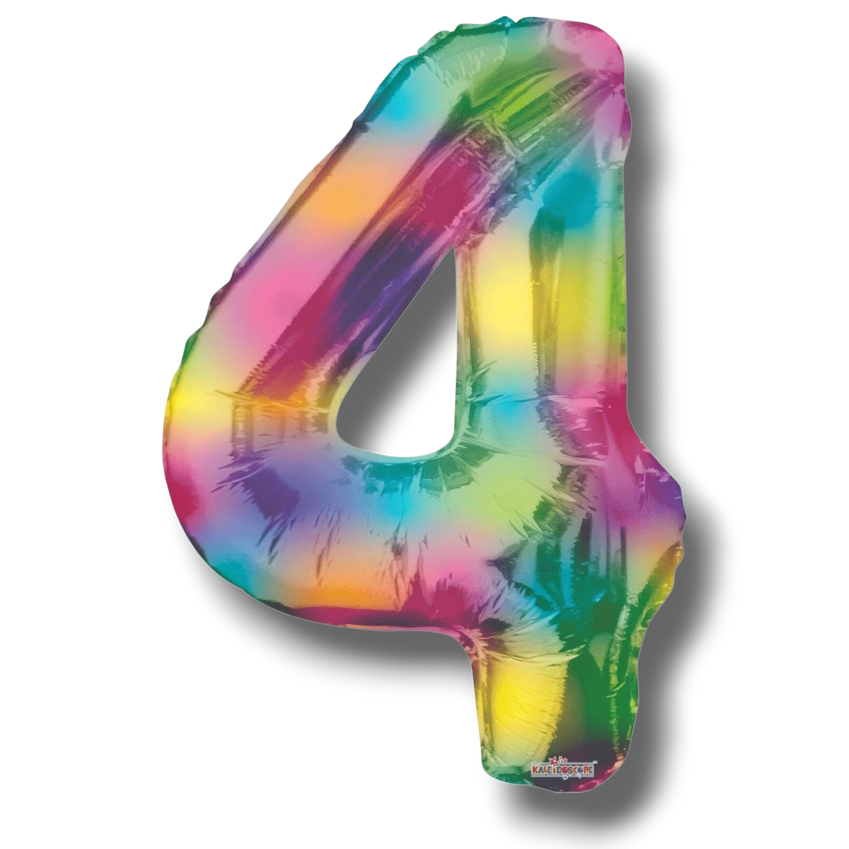 Globo 36" Numero 4 Multicolor C/1
