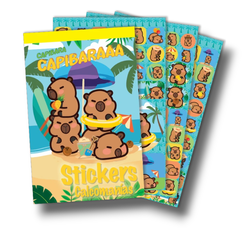Capybara Summer Sticker Block C/1