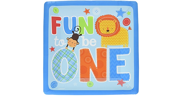 9" One Wild Boy C/8 Plate