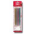 Velas Metalicas Colores C/16