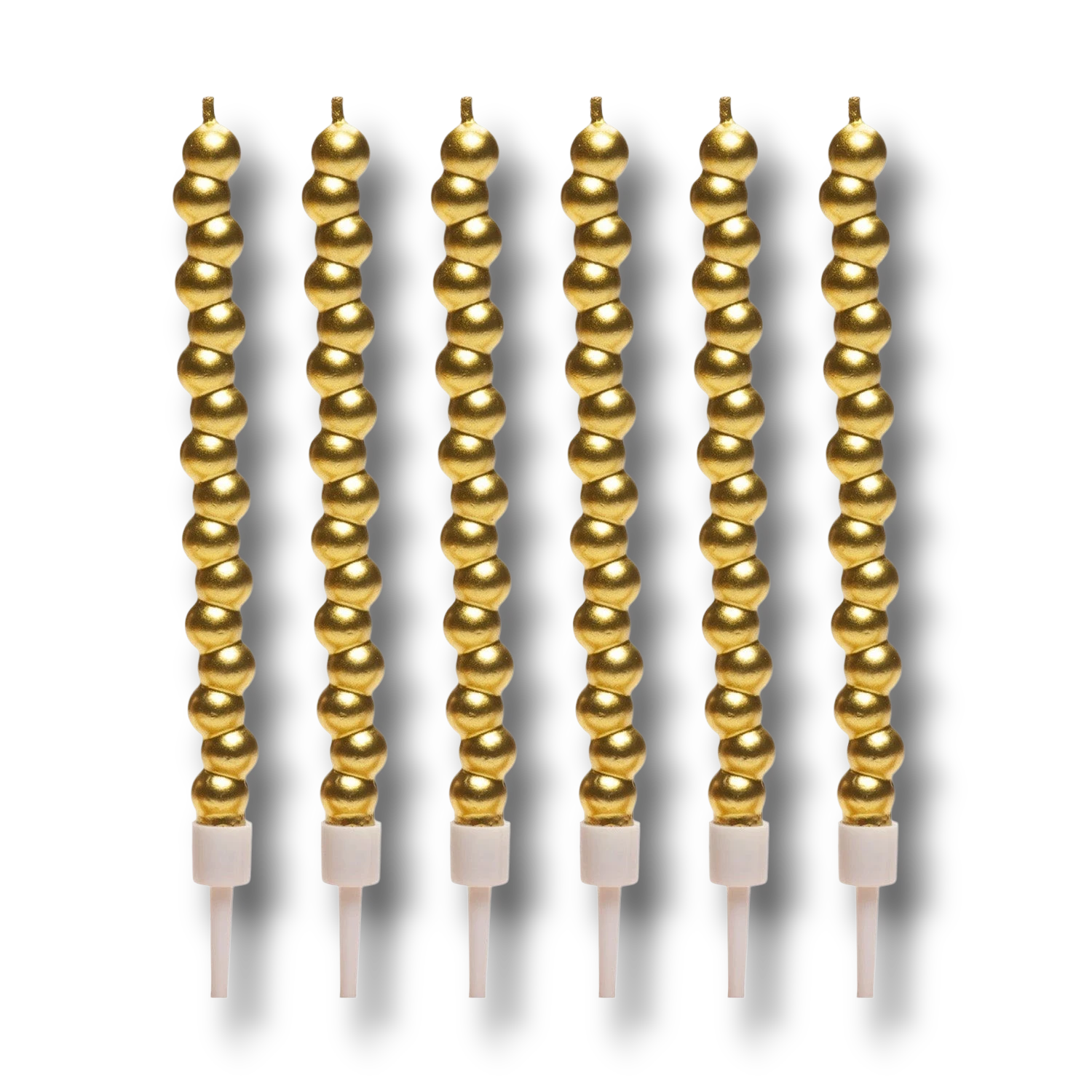 Gold Bubble Candles (6 Pack)