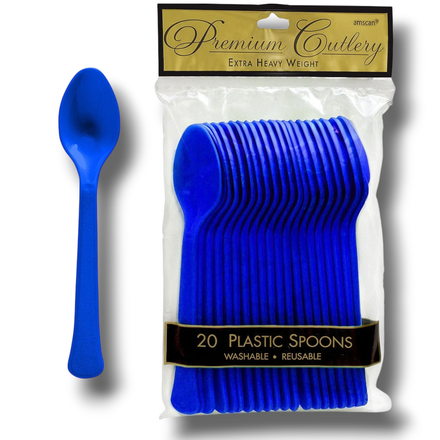 Cucharas Azul Rey C/20