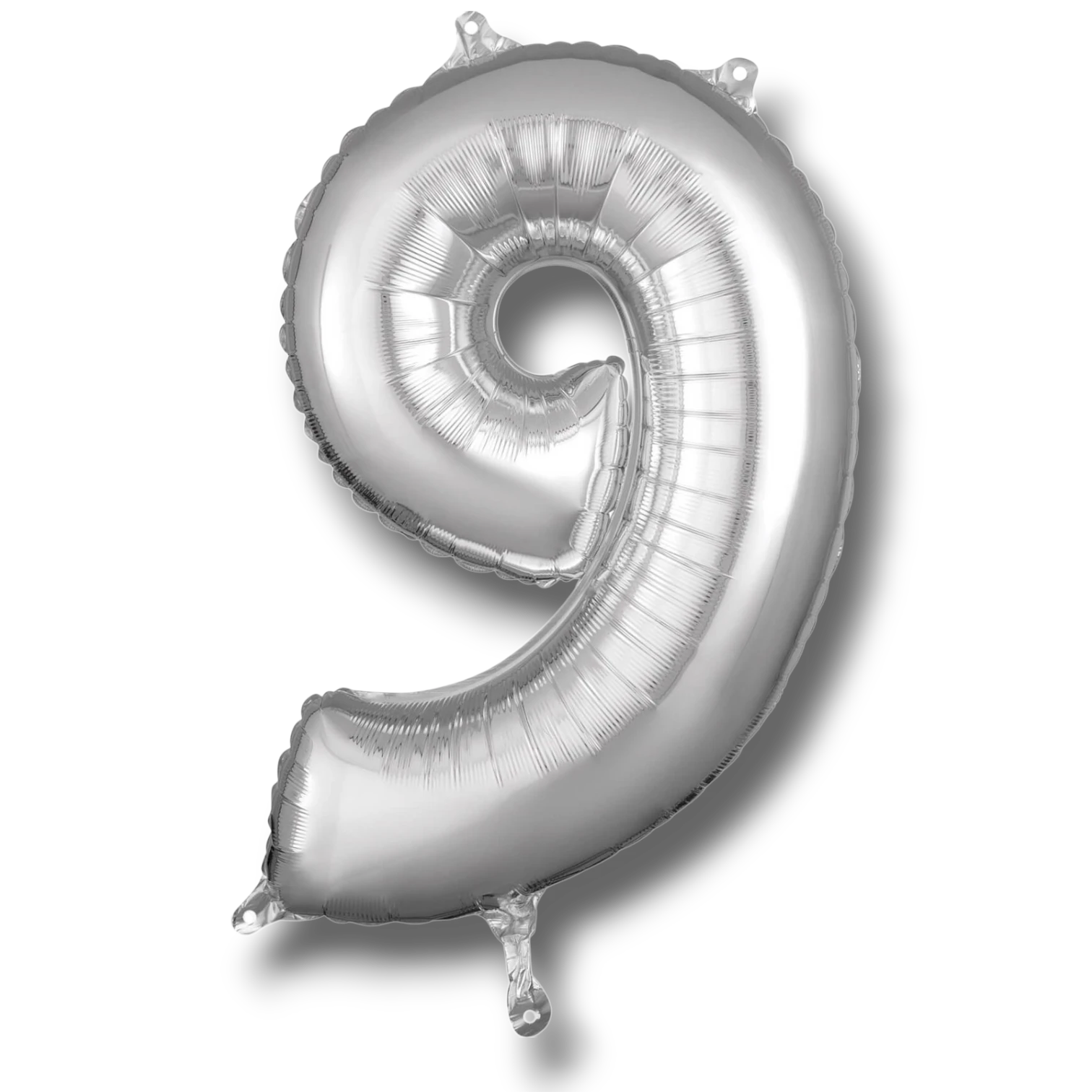 Globo 26" Numero 9 Plata C/1