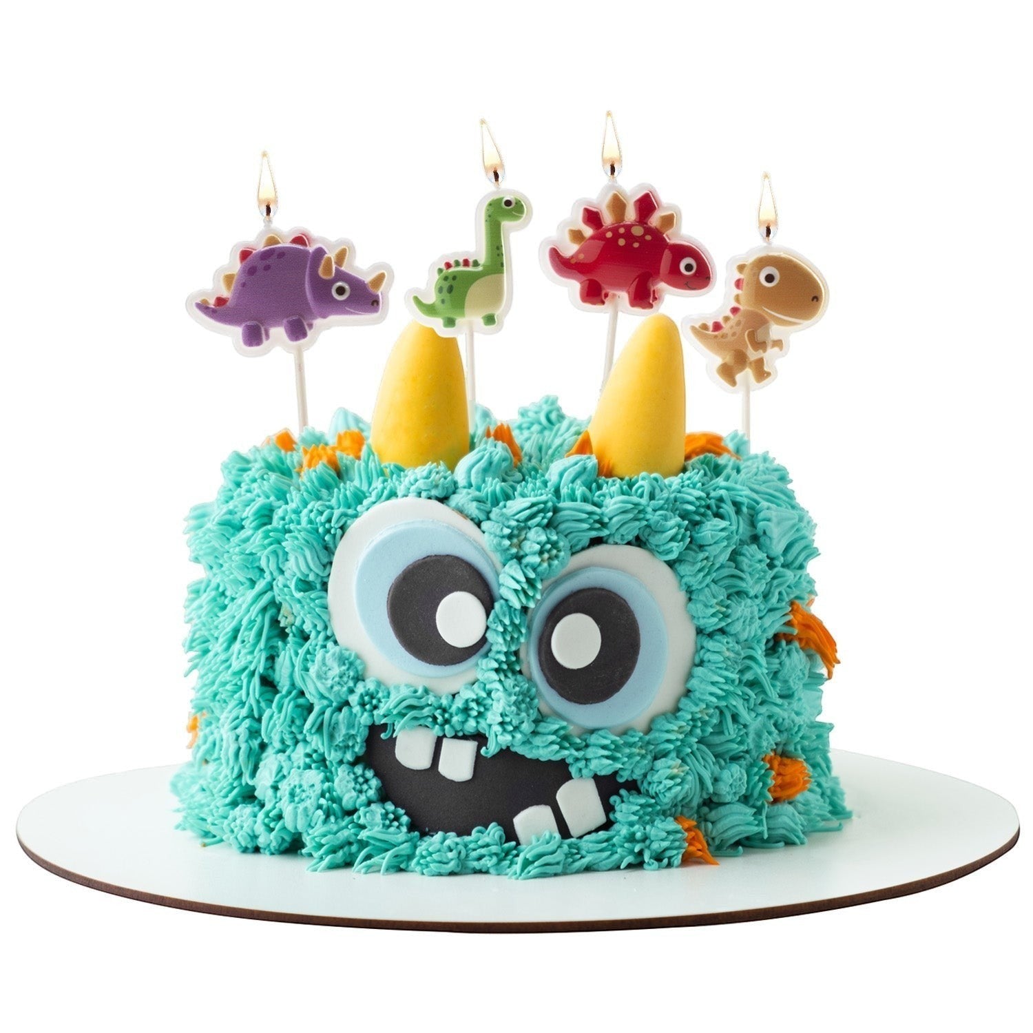 Dinosaur Birthday Candles (4 Pack)