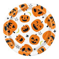 Plate 7"Pumpkin Toss Happy C/30