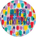 Burbuja 18" Painterly Happy Birthday C/1