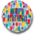 Burbuja 18" Painterly Happy Birthday C/1