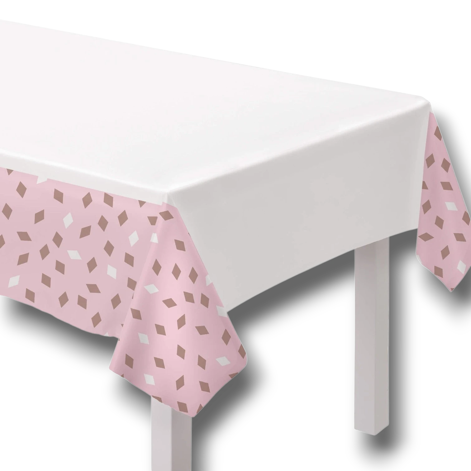 Blush Birthday Tablecloth (1 Pack)