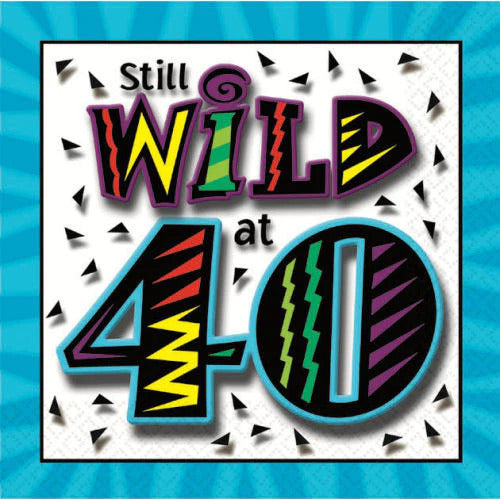 CH Still Wild At 40 C/16 Napkin