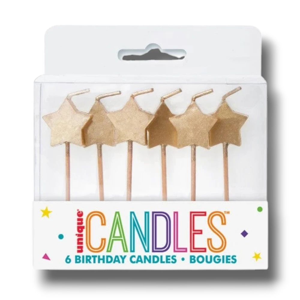 Star Foil Candle C/6
