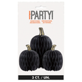 Decoracion De Panal Negro C/3