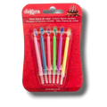 Velas Cumpleaños Llama de Colores C/6