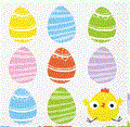 Servilleta Ch Happy Easter Egg C/16