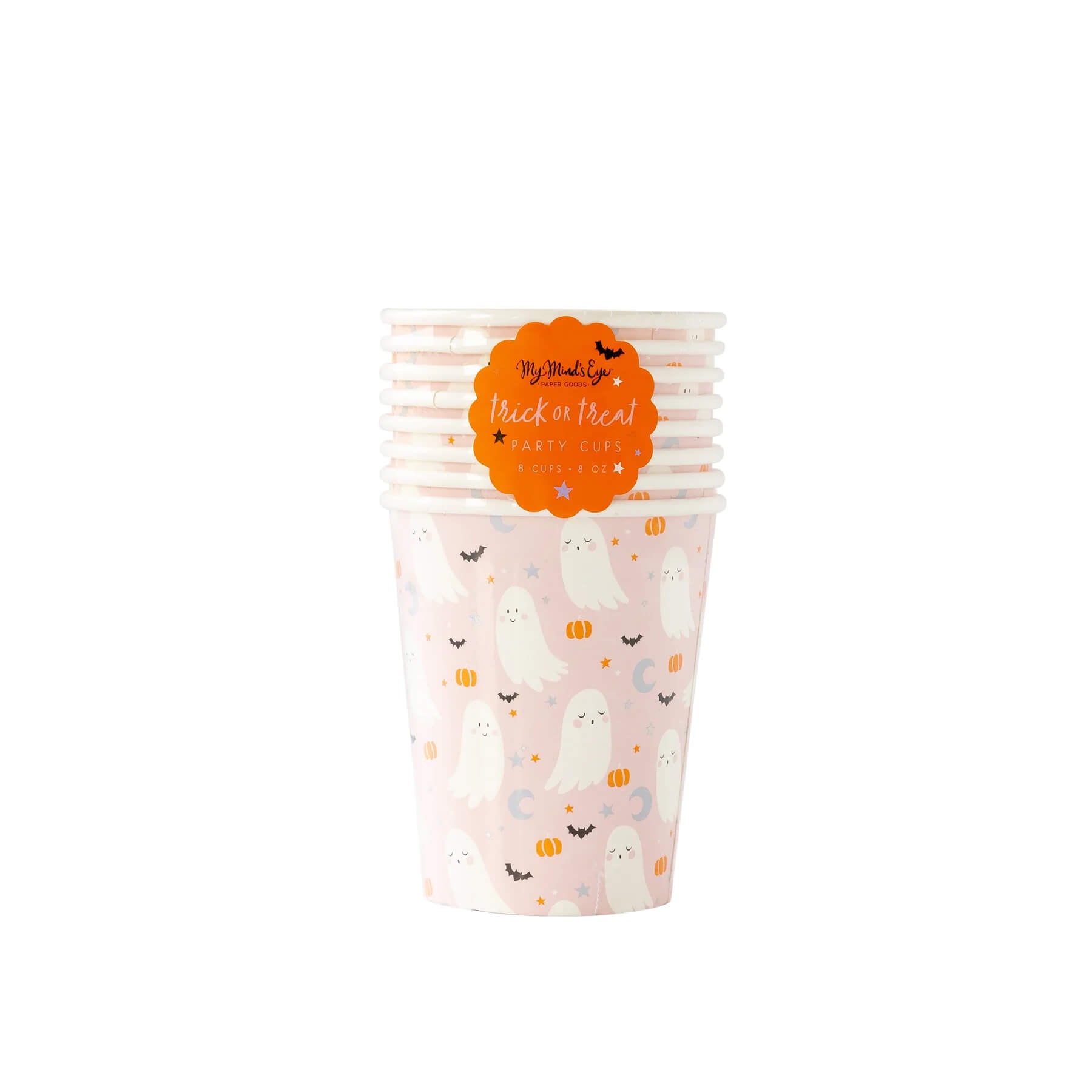 Vaso 8oz Trick Or Treat Party Cups C/8