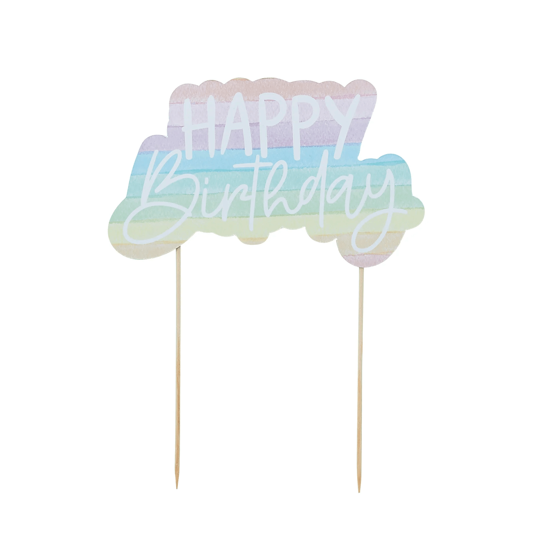 Cake Topper Eco Rainbow C/1
