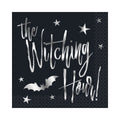 CH Silver Bats Halloween Napkin "The Witching Hour" C/20