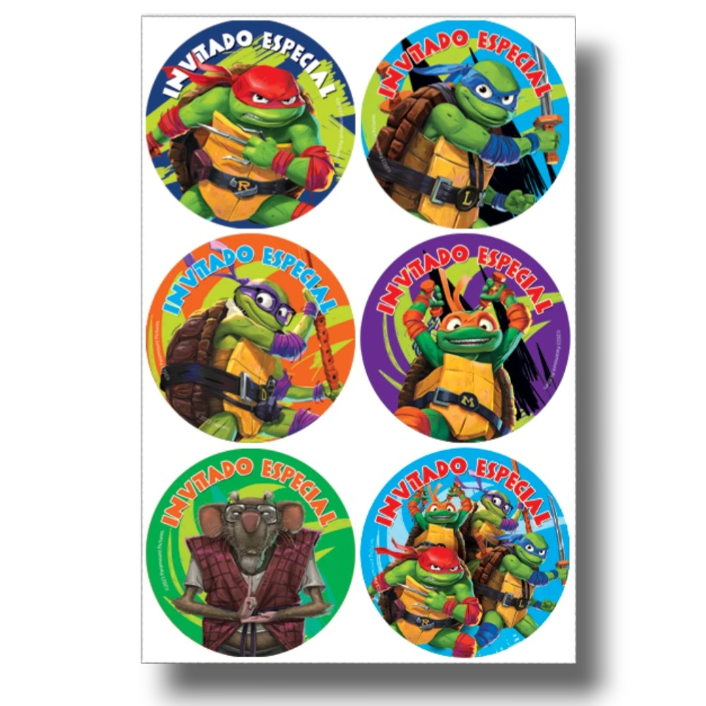Distintivo Tortugas Ninja C/24