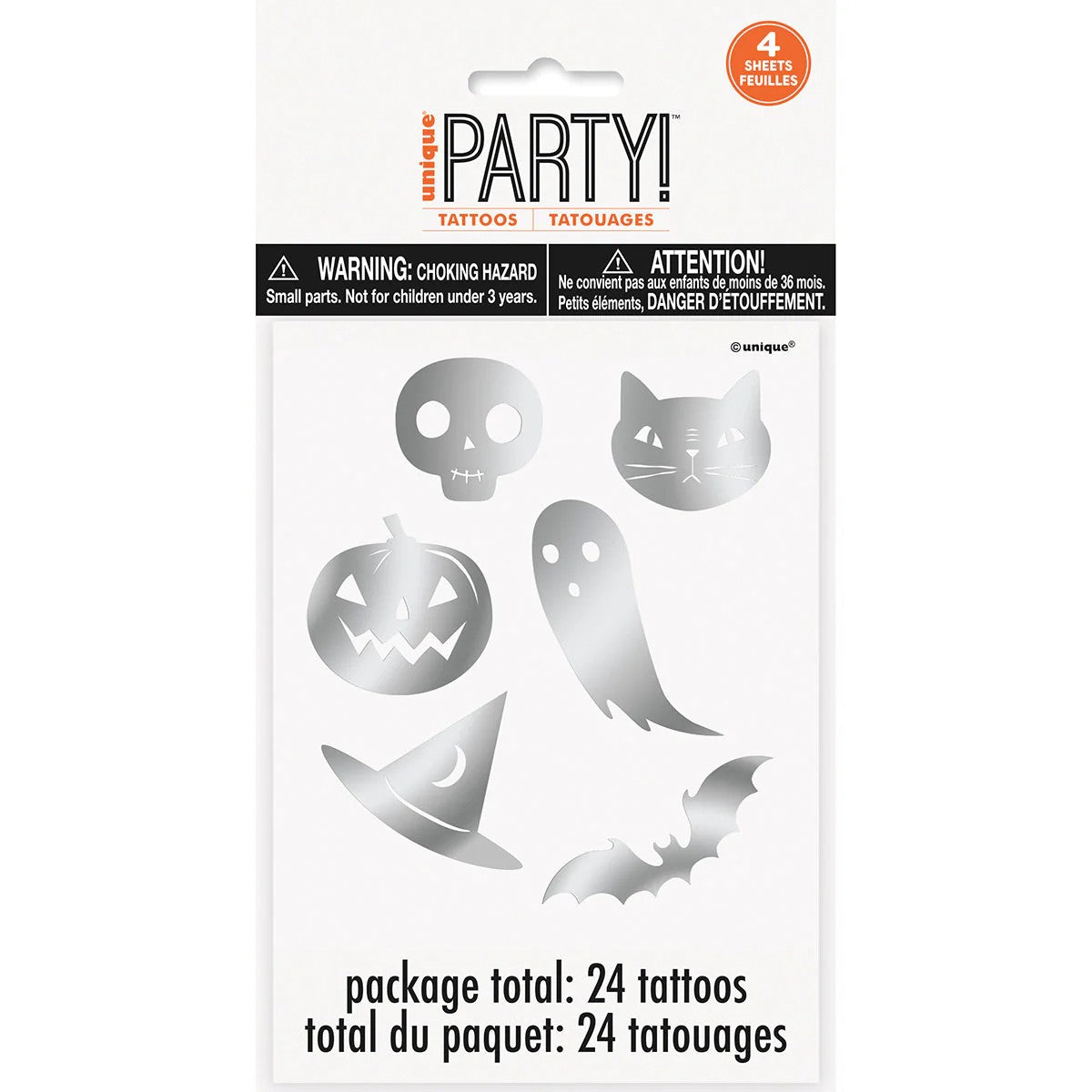 Halloween Foil Tattoos C/24