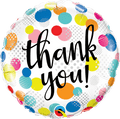 18" Dots Thank You Balloon C/1