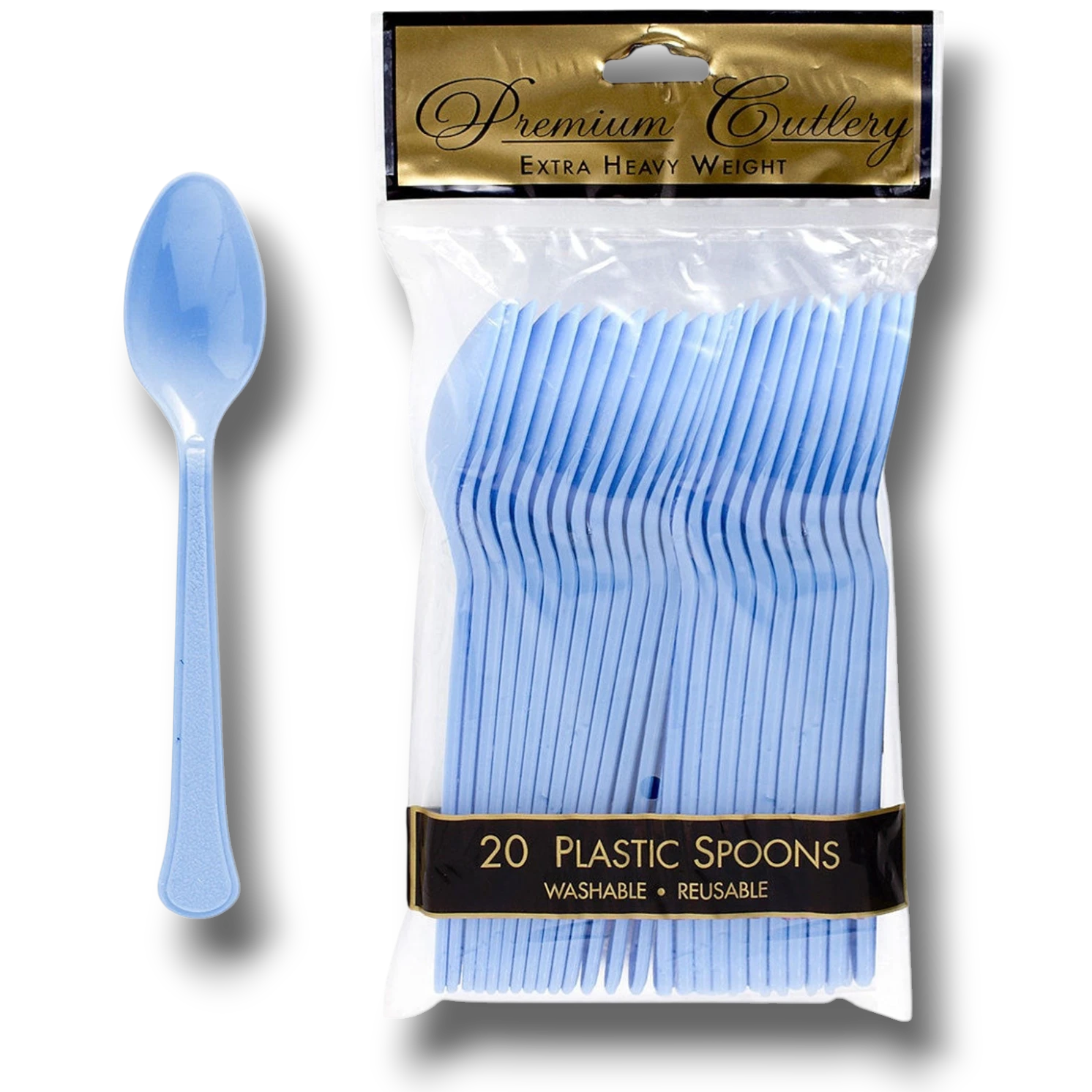 Pastel Blue Spoons C/20