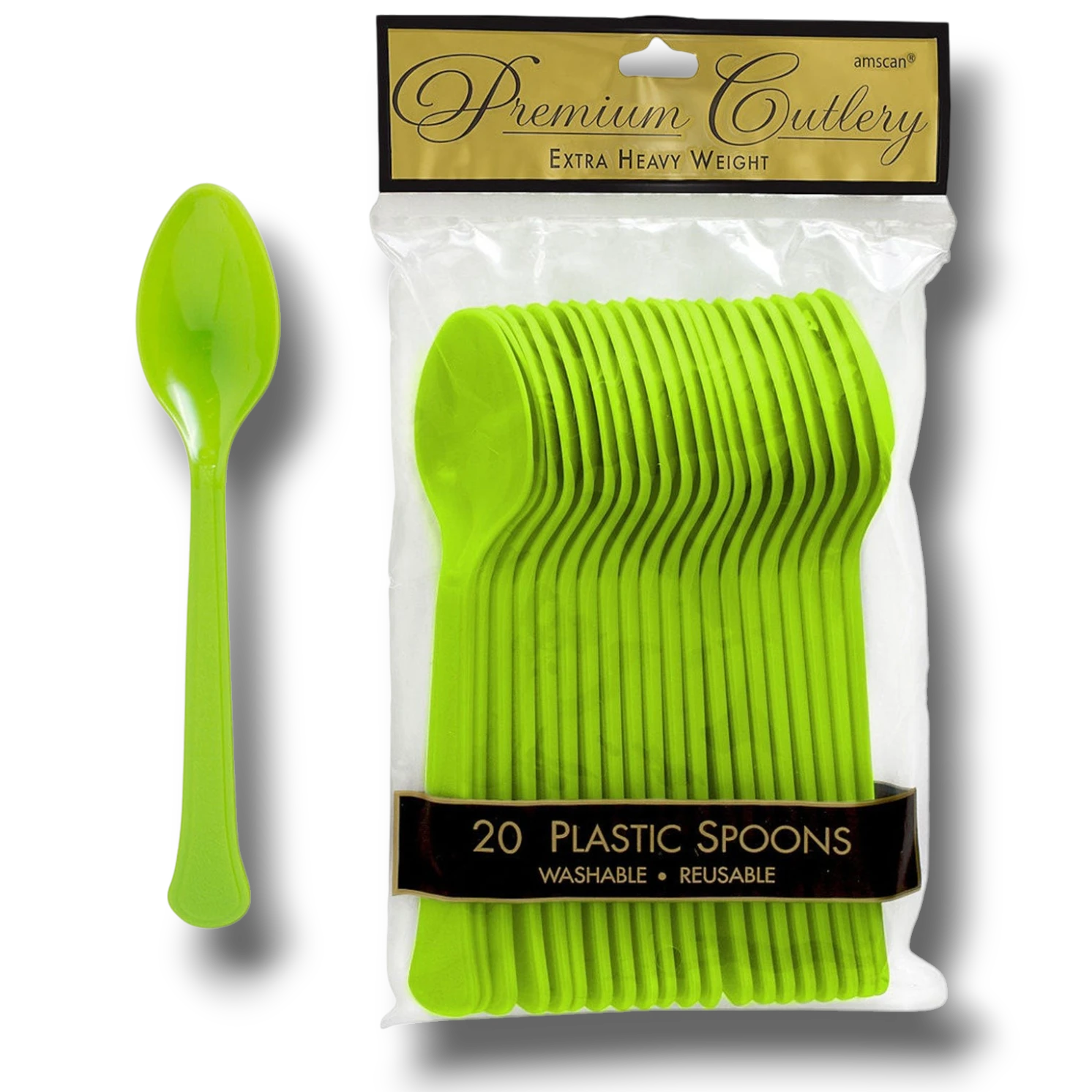 Kiwi Green Spoons C/20