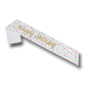 Sash Bright Triangle Birthday Foil C/1