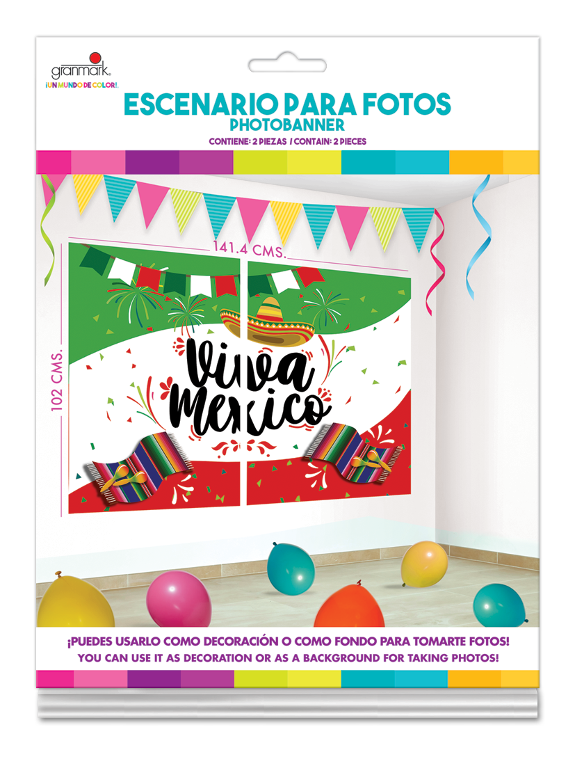 Escenario Para Fotos Viva Mexico C/2
