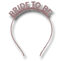 Glitter Tiara Bride To Be Rose Gold C/1