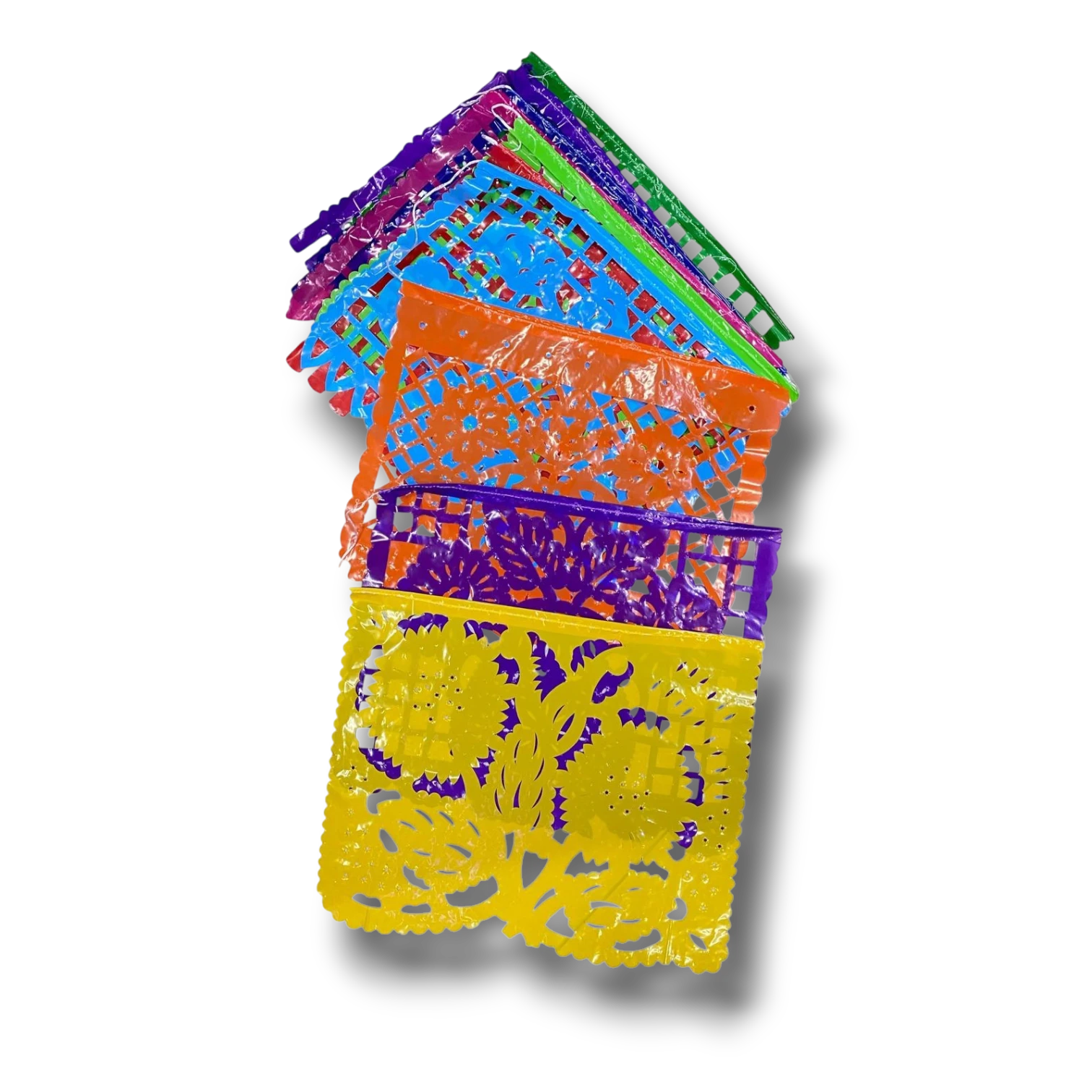 Enramada Plastico Floral Multicolor C/1
