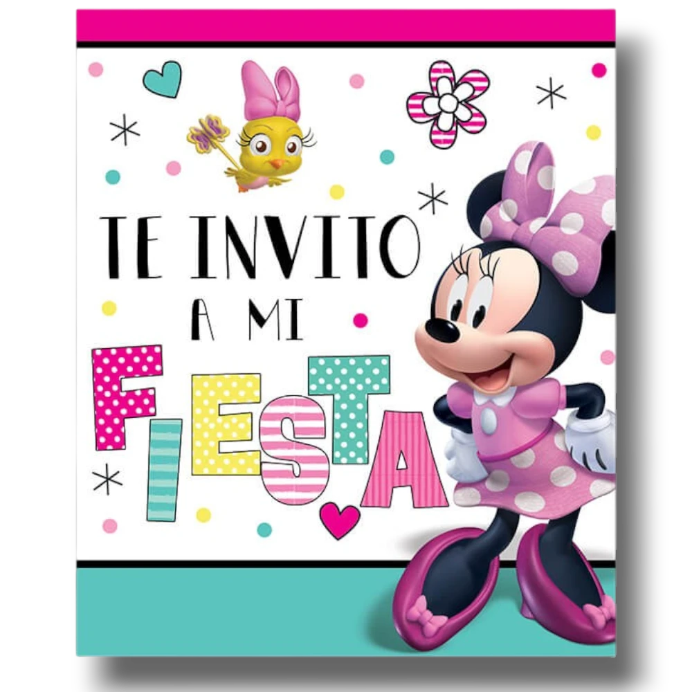 Minnie Mouse Invitation C/6