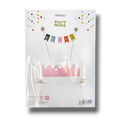 Topper Para Pastel Hurra C/1