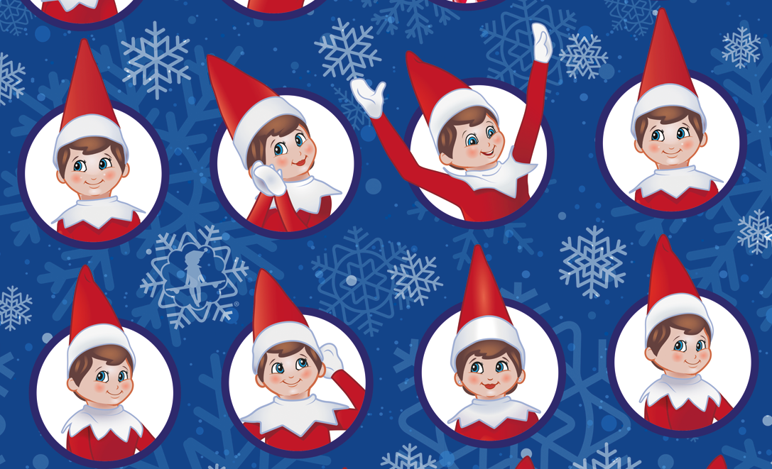 Papel Envoltura Elfo Navidad C/1