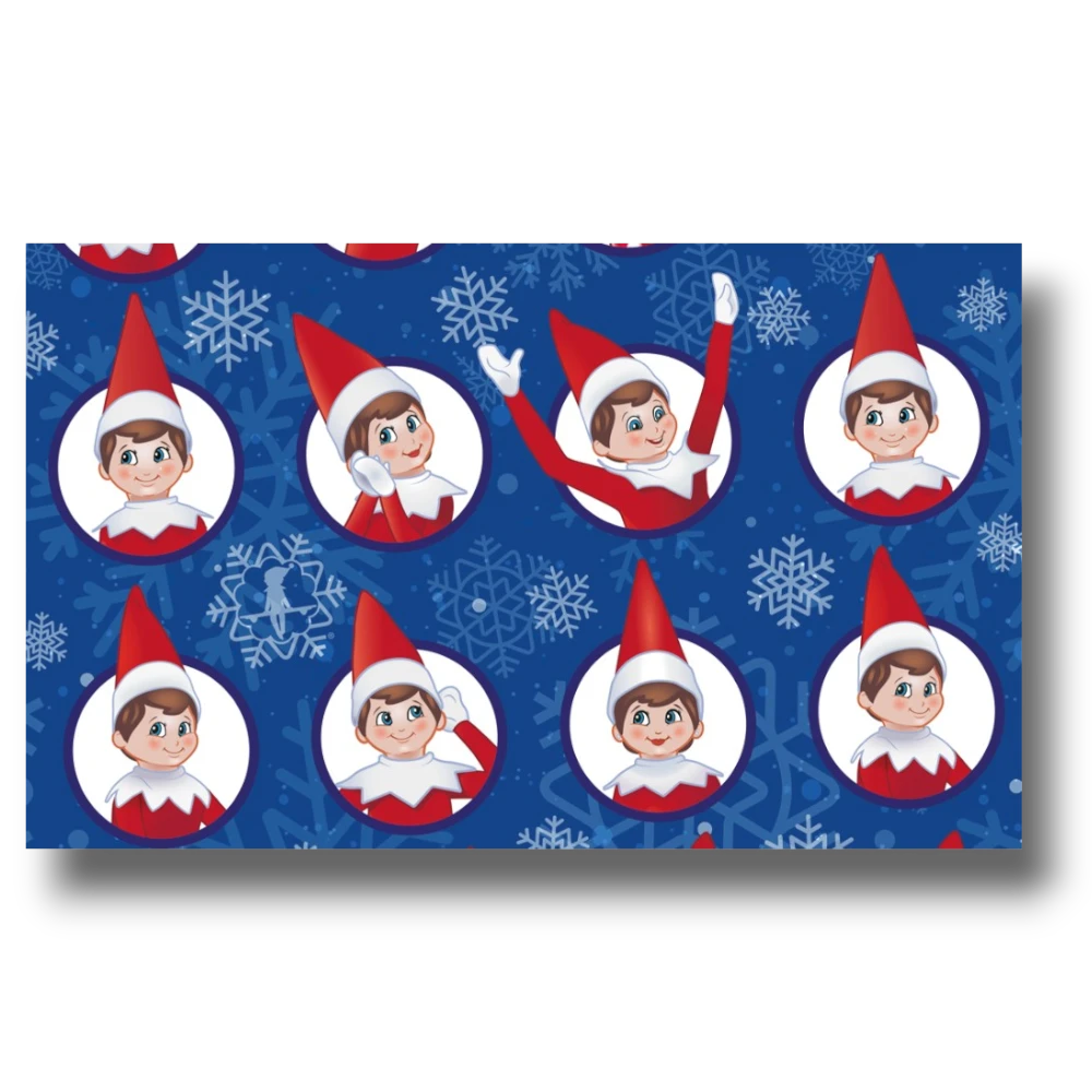 Papel Envoltura Elfo Navidad C/1
