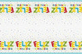 Happy Birthday Tablecloth (1 Set)