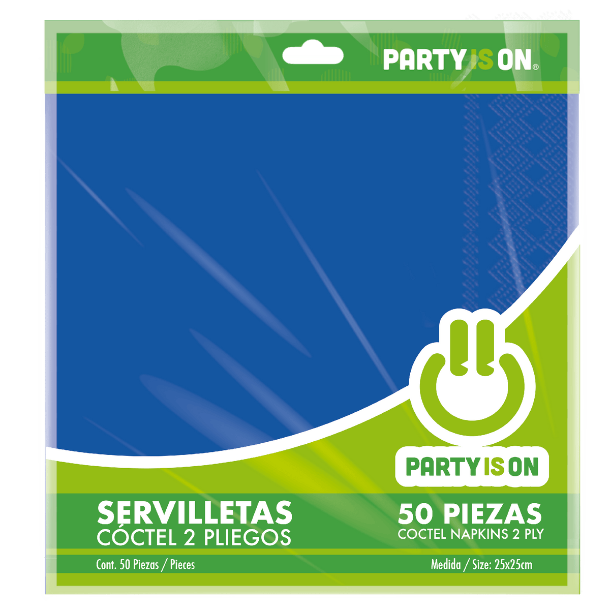 Servilleta CH Azul Rey C/50