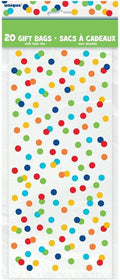 Bolsa Celofan Para Dulces Puntos de Colores C/20