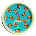 7" Capybara Summer Plate C/6