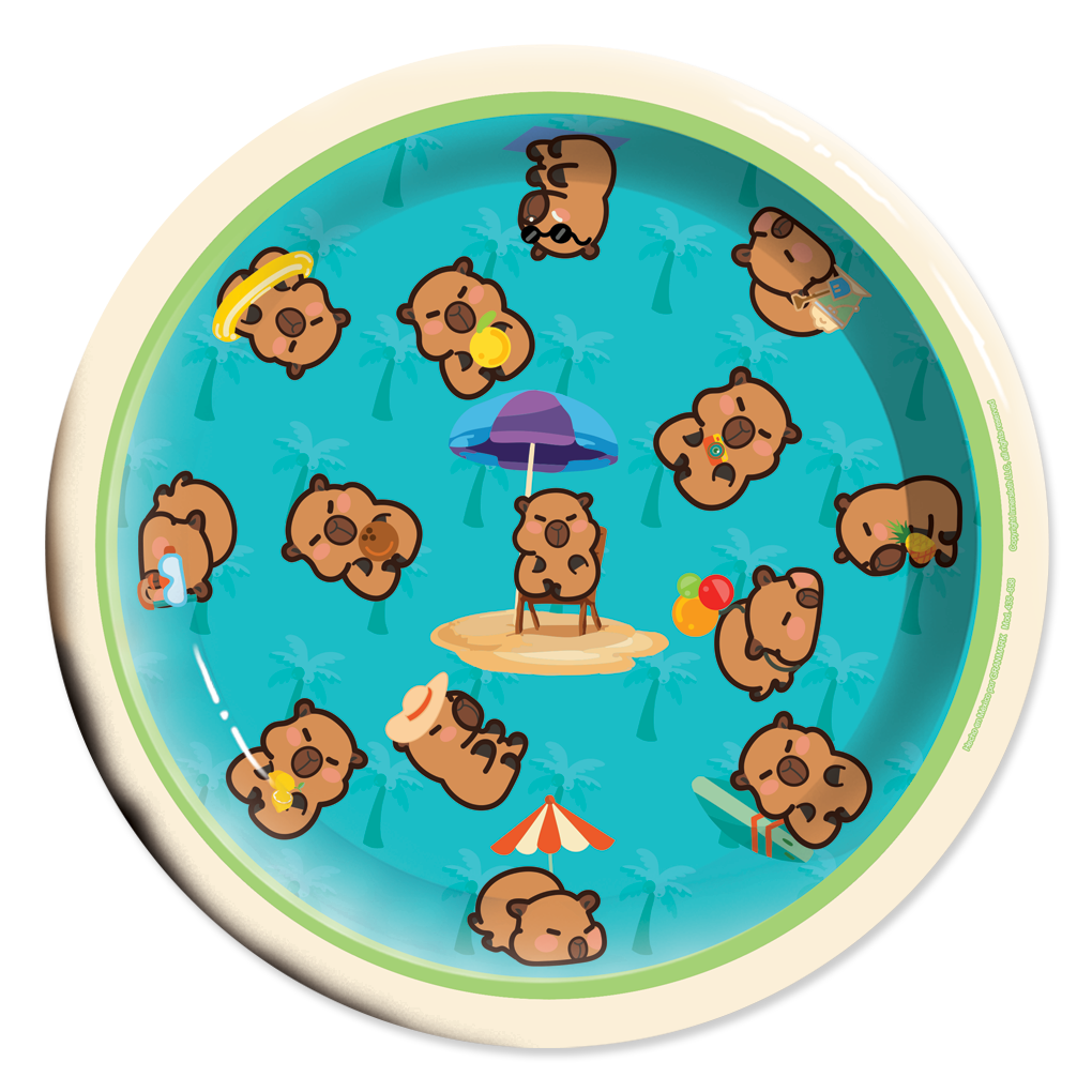 Plato 7" Capibara Summer C/6