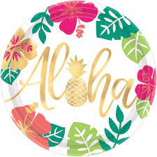 10" Aloha Plate C/8