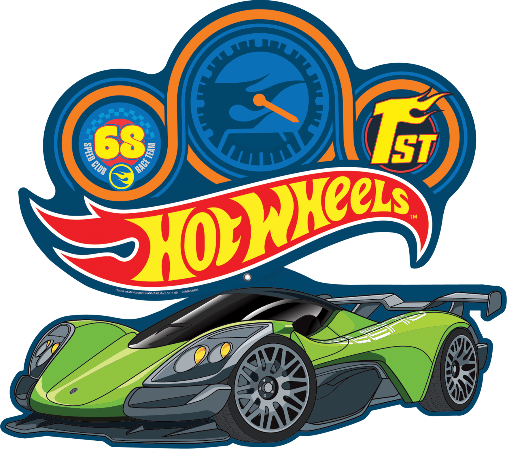 Adorno Movil Hot Wheels C/1