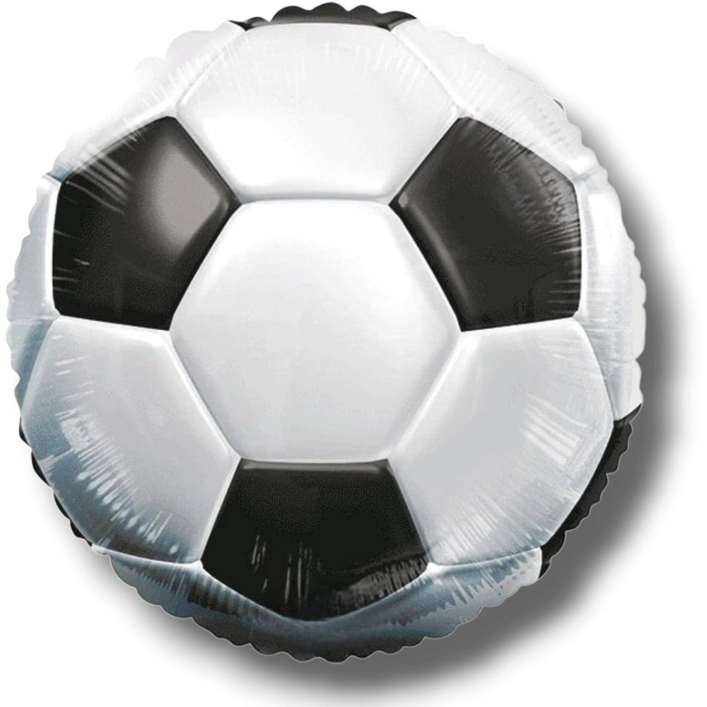 18" Soccer Balloon, Black and White, Pack of 1