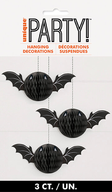 Hanging Decoration Halloween Murcielagos C/3